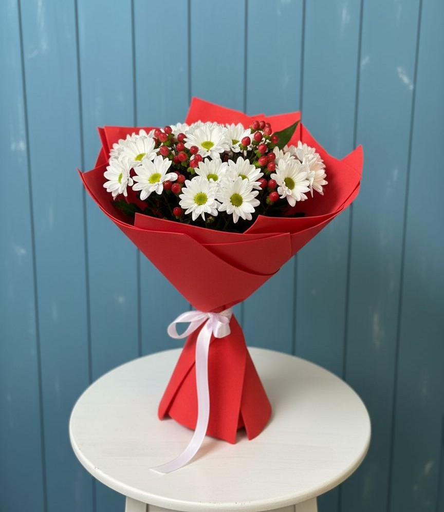 Букет цветов из: Хризантемы в Сагопши