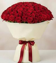 Букет 101 Красная роза Милано в Сагопши