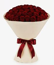 Букет 101 Бордовая роза Блэк Бакарра в Сагопши