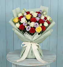 Букет цветов из:  Розы в Сагопши