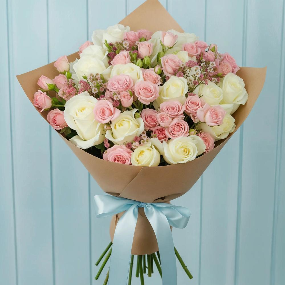 Букет цветов из: Розы в Сагопши