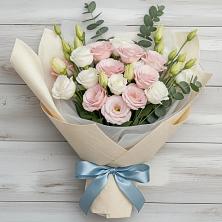 Букет цветов из:  Лизиантусы в Сагопши