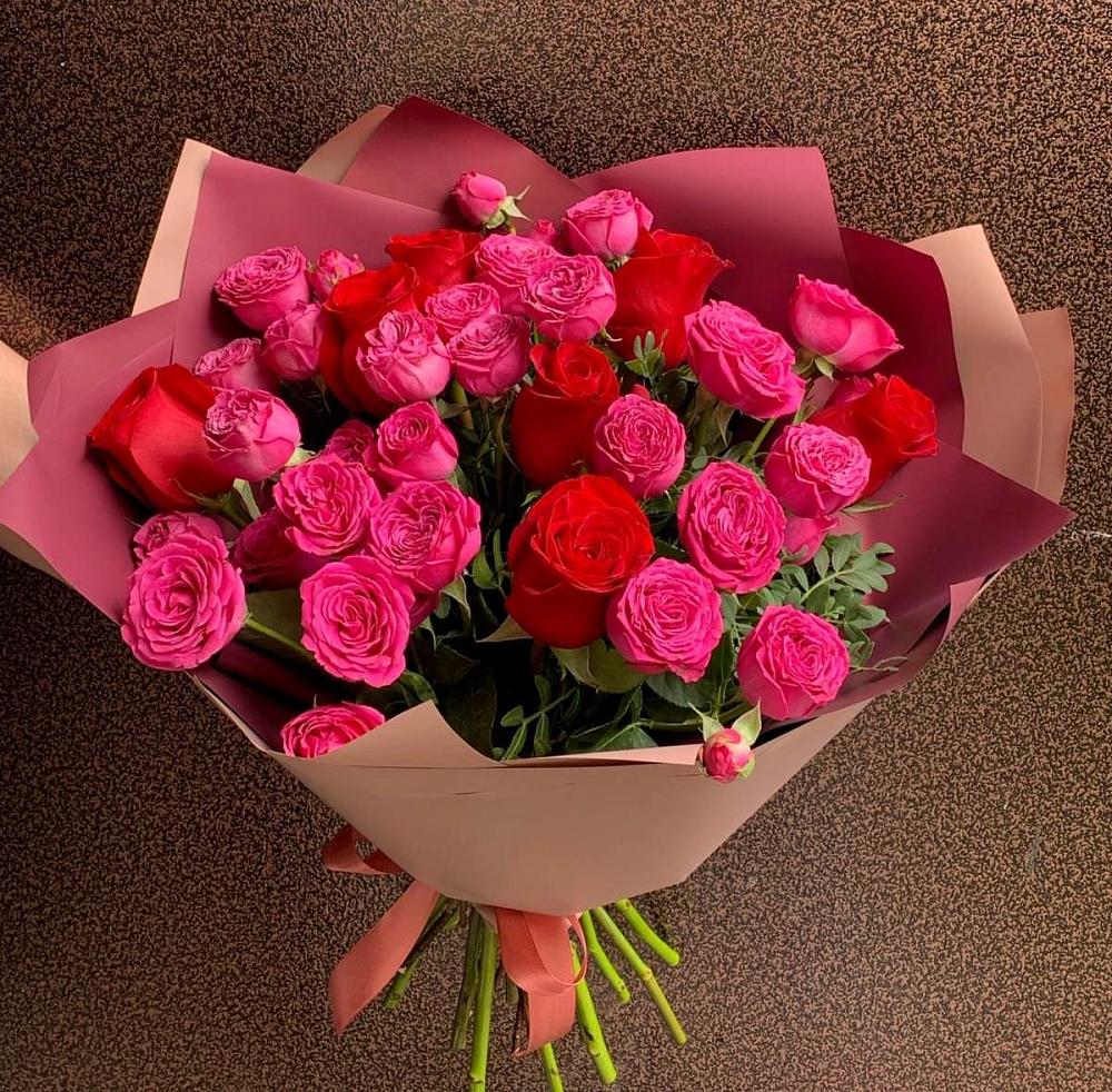 Букет В объятьях нежности в Сагопши