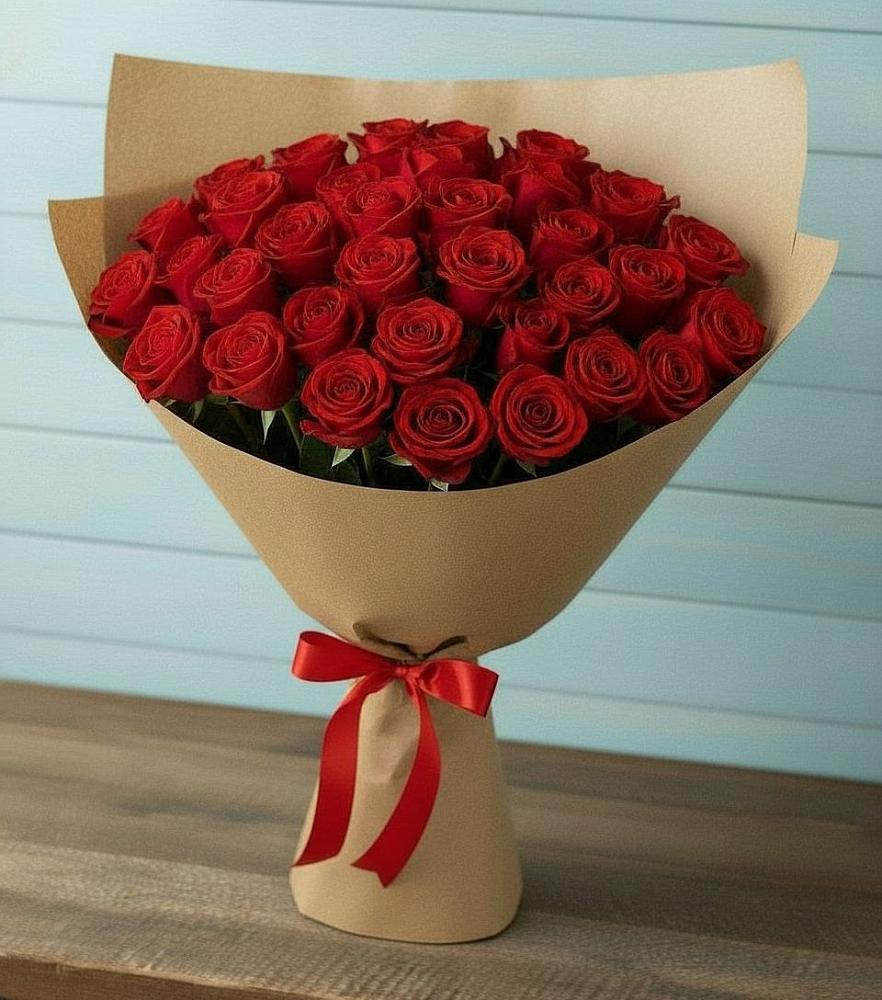 Букет Красные розы Милано в Сагопши