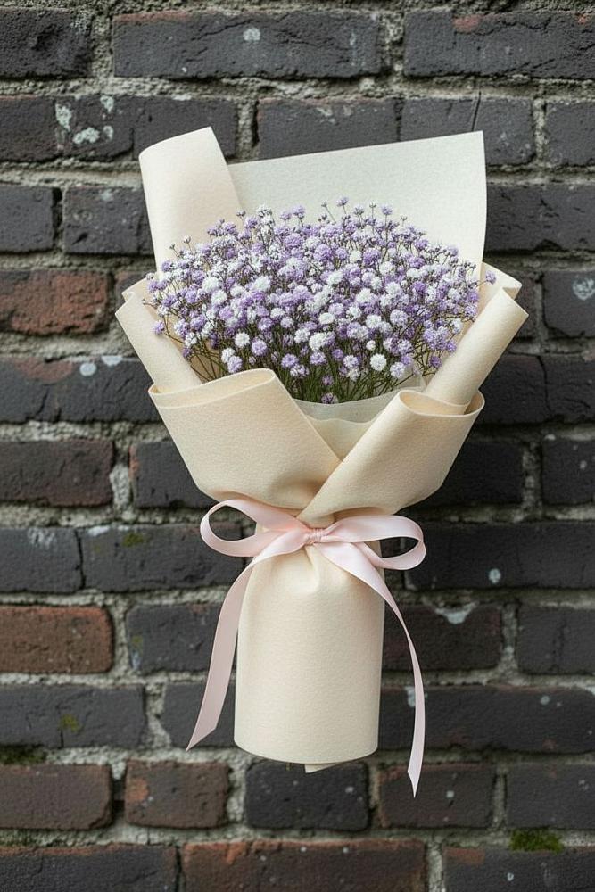 Букет цветов из: Гипсофила в Сагопши