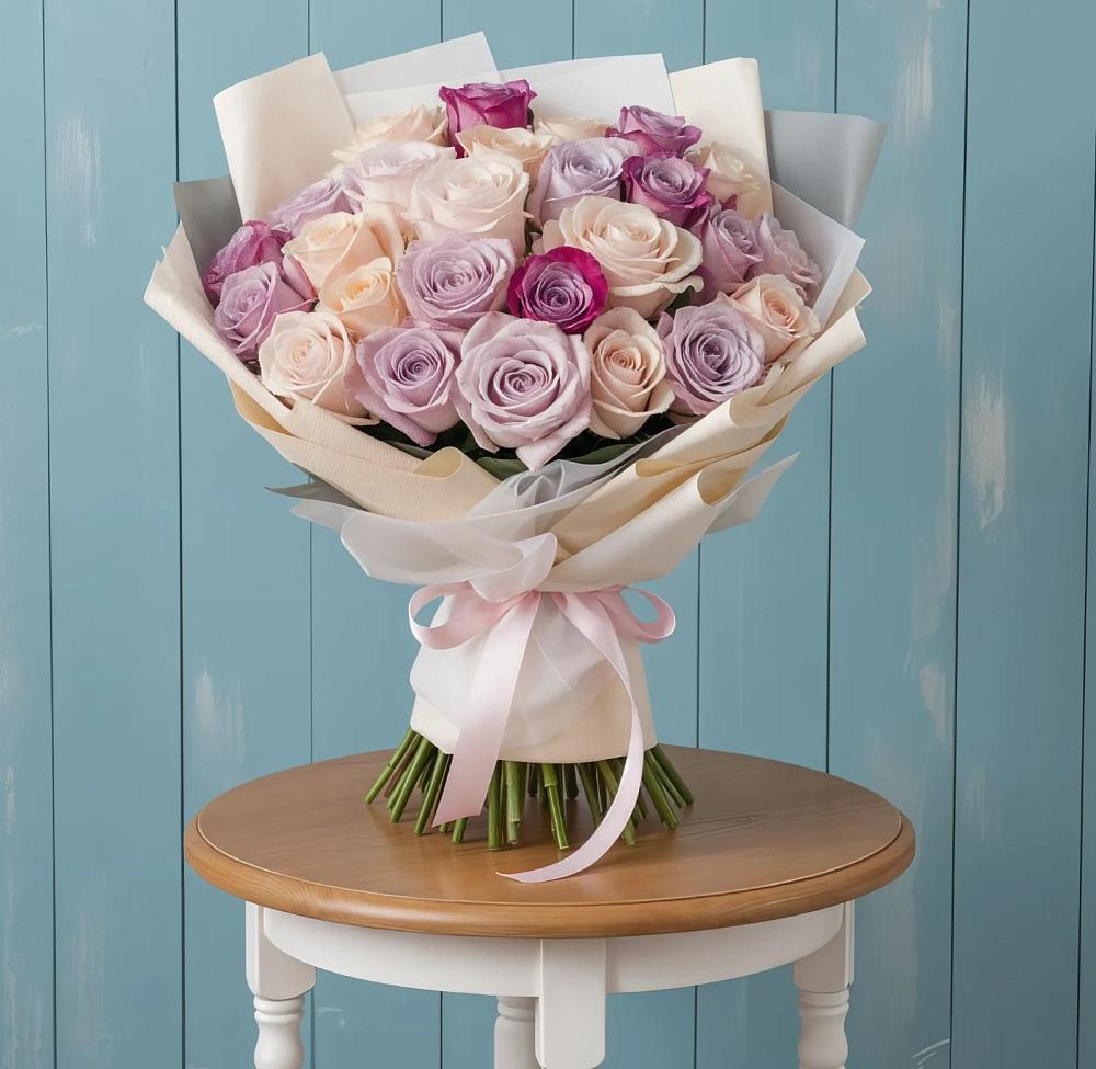 Букет цветов из: Розы в Сагопши