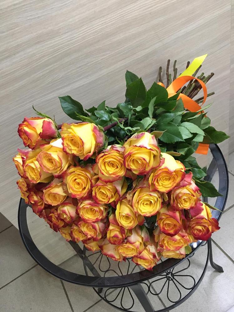 Букет Желтые розы в Сагопши