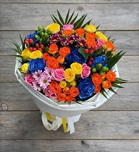 Букет цветов из:  Розы и Хризантемы в Сагопши