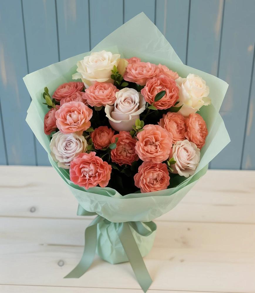 Букет цветов из: Розы в Сагопши