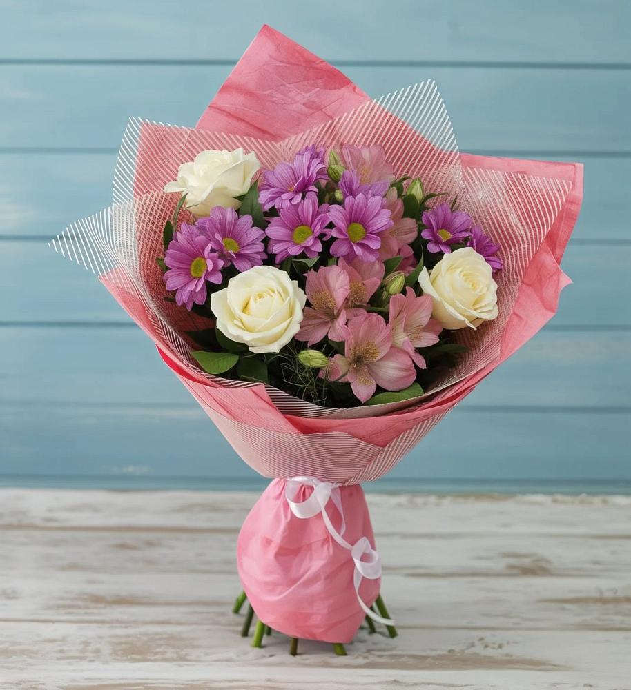 Букет цветов из: Герберы в Сагопши