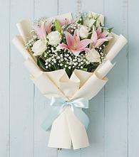 Букет цветов из:  Лилии в Сагопши